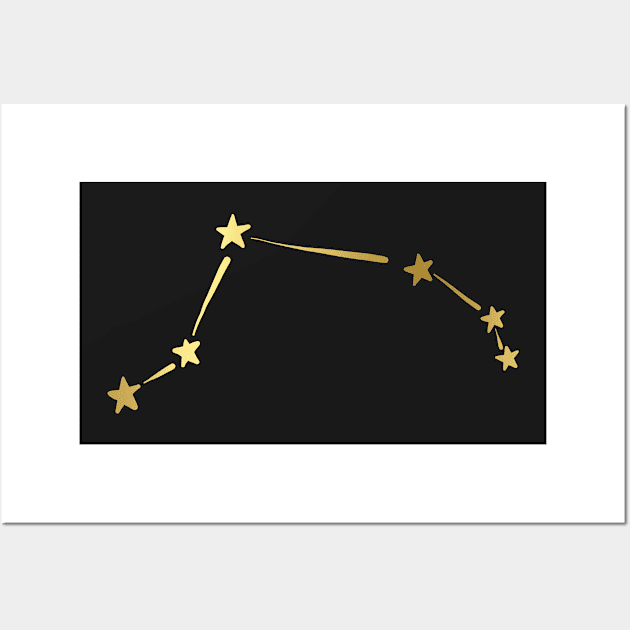 Astrology Constellation Zodiac Star Sign Aries Wall Art by Felicity-K